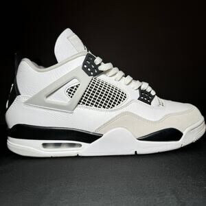 Size 12 - Nike Air Jordan 4 Retro Military Black Men's Shoes